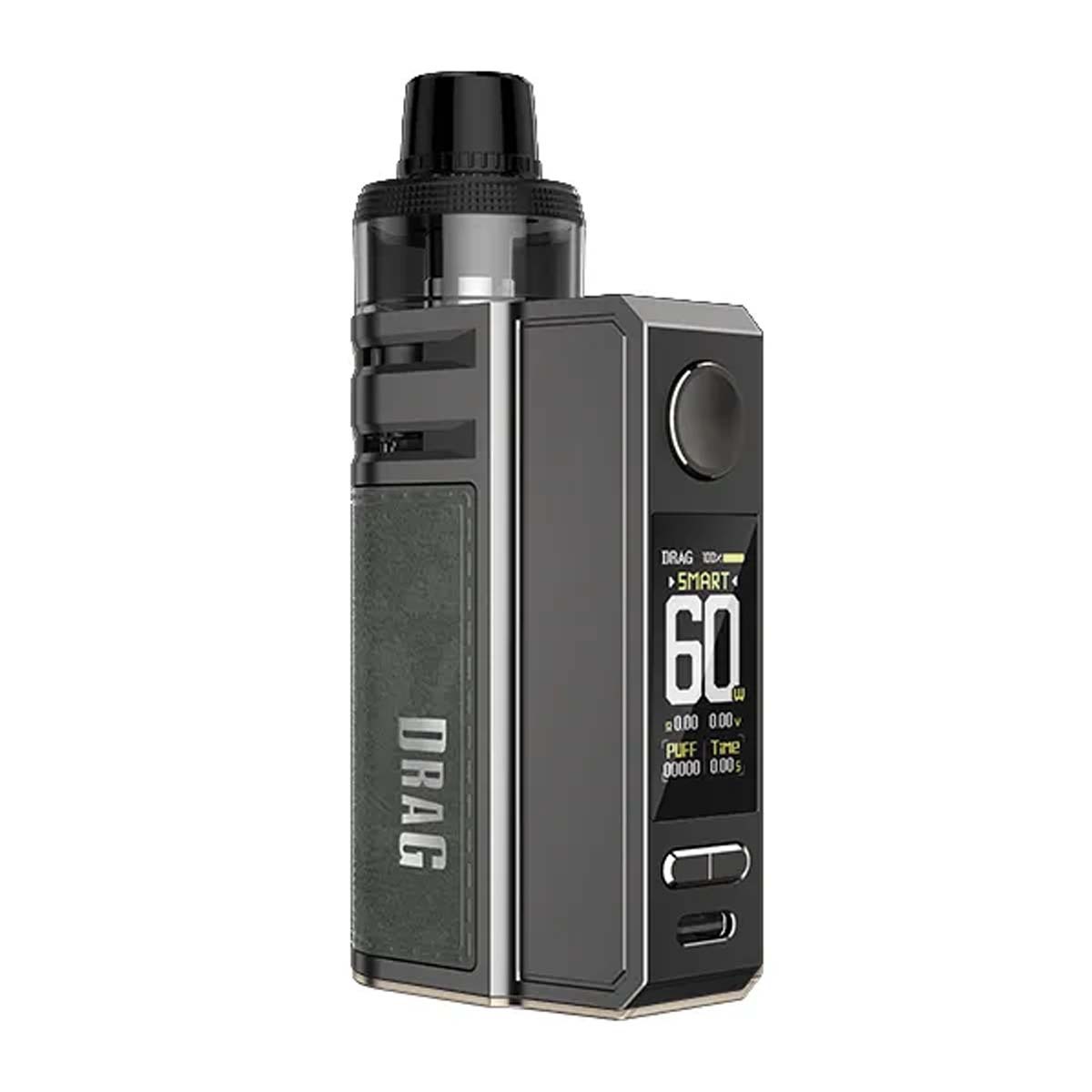 Produktbild Voopoo Drag E60 60W 2550mAh 4,5ml Pod System Kit inkl. PnP Pod 2 Tank Grau