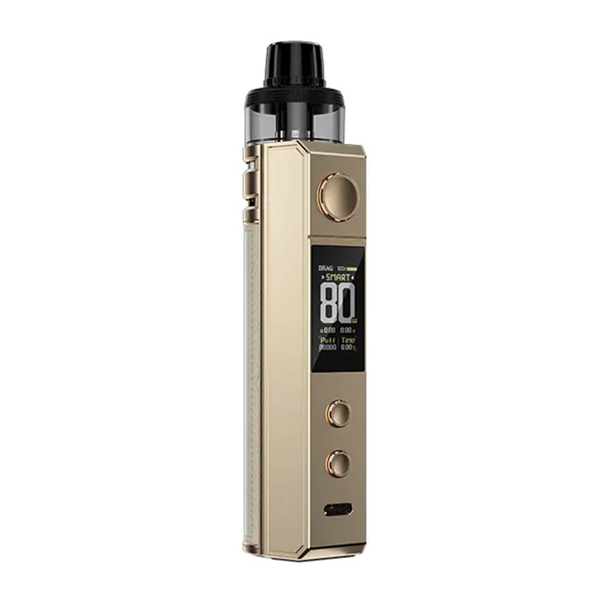 Produktbild Voopoo Drag H80S 80W 4,5ml Pod System Kit inkl. PnP Pod 2 Tank Gold