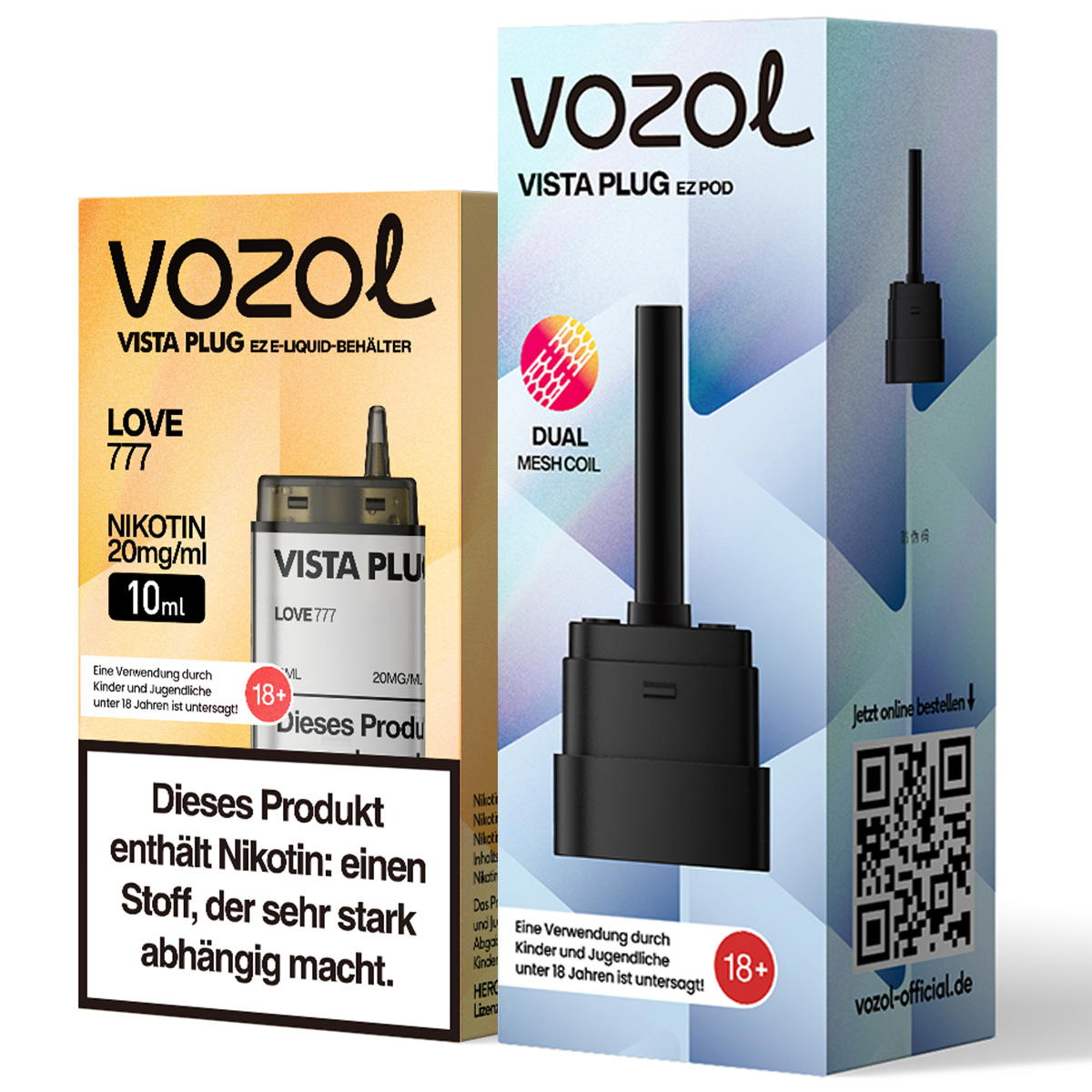 Produktbild Vozol Vista Plug EZ – Love 777 – Prefilled Pod Tank
