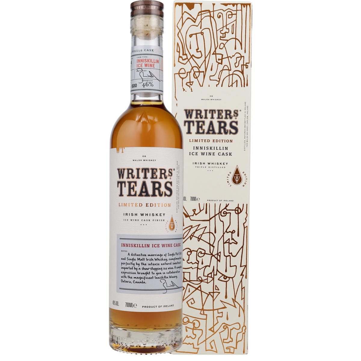 Produktbild Writer's Tears Inniskillin Ice Wine Cask Limited Edition Irish Whiskey 46% Vol. 700ml Produktbild Writer's Tears Inniskillin Ice Wine Cask Limited Edition Irish Whiskey 46% Vol. 700ml