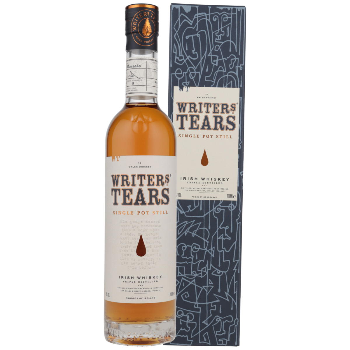 Produktbild Writer's Tears Single Pot Still Irish Whiskey 46% Vol. 700ml