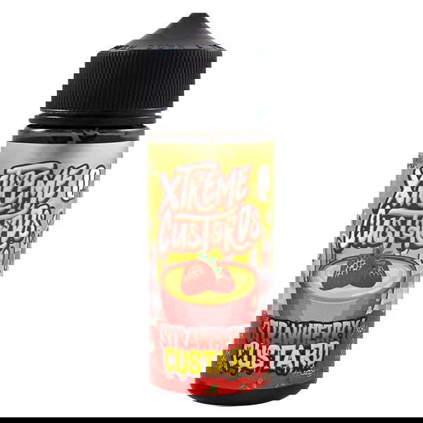 Strawberry Custard 100ml Shortfill Liquid by Xtreme Juice