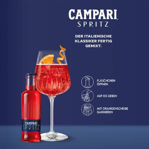 Produktbild Campari Spritz Mischgetränk 10,5% Vol. 525ml 1
