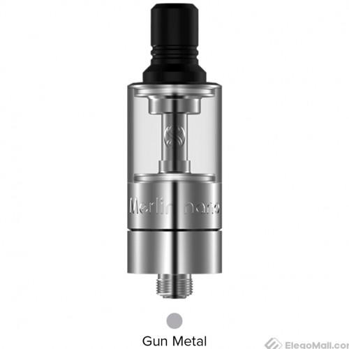 AugVape Merlin Nano MTL RTA Verdampfer Tank Brushed Silver