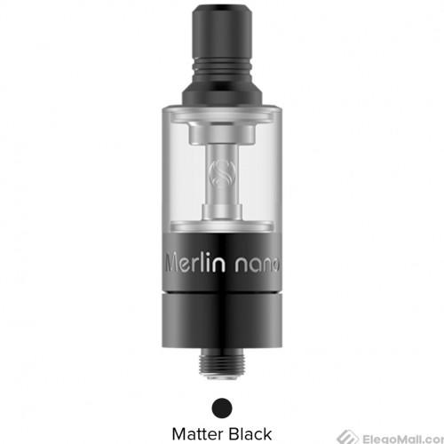 AugVape Merlin Nano MTL RTA Verdampfer Tank Brushed Silver