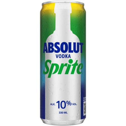 Produktbild Absolut Vodka Sprite Mixgetränk 10% Vol. 1
