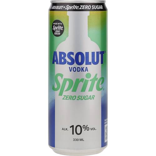 Produktbild Absolut Vodka Sprite Zero Mixgetränk 10% Vol. 1