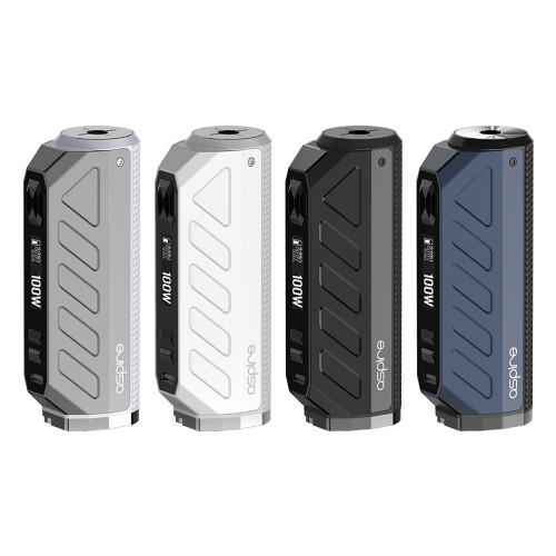 Aspire Deco 100W 21700 / 18650 Box Mod Akkuträger Silber