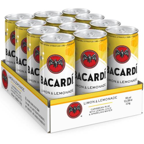 Produktbild Bacardi Limon & Lemonade Mixgetränk 10% Vol. 1