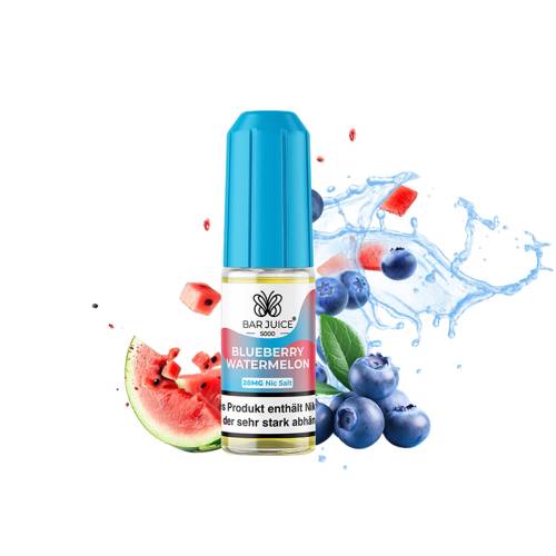 Produktbild Bar Juice 5000 Blueberry Watermelon NicSalt Liquid 1