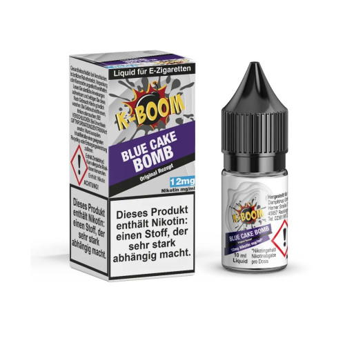 Blue Cake Bomb 10ml Liquid by K-Boom