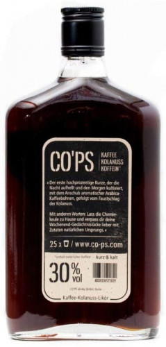 COPS Kaffeelikör mit Kolanuss 30% vol. 500ml