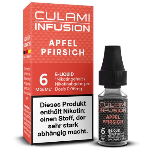 Produktbild Culami Infusion Apfel Pfirsich NicSalt Liquid 1
