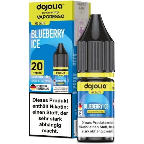 Produktbild DOJOLIQ Blueberry Ice NicSalt Liquid 1