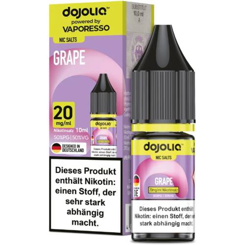 Produktbild DOJOLIQ Grape NicSalt Liquid 1