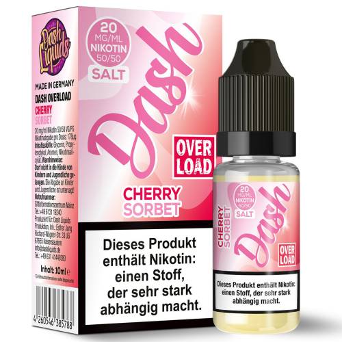 Produktbild Dash Overload Cherry Sorbet NicSalt Liquid 1