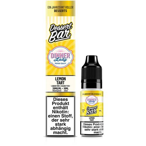 Produktbild Dinner Lady Bar Lemon Tart NicSalt Liquid 1