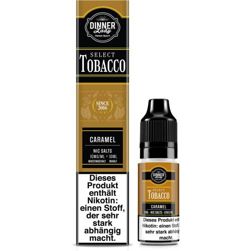 Dinner Lady Select Tobacco Caramel NicSalt Liquid