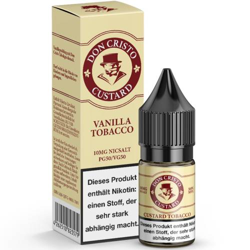Produktbild Don Cristo Custard NicSalt Liquid 1