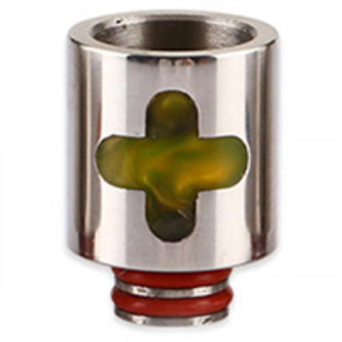 Edelstahl Resin Cross 510er DripTip Rot