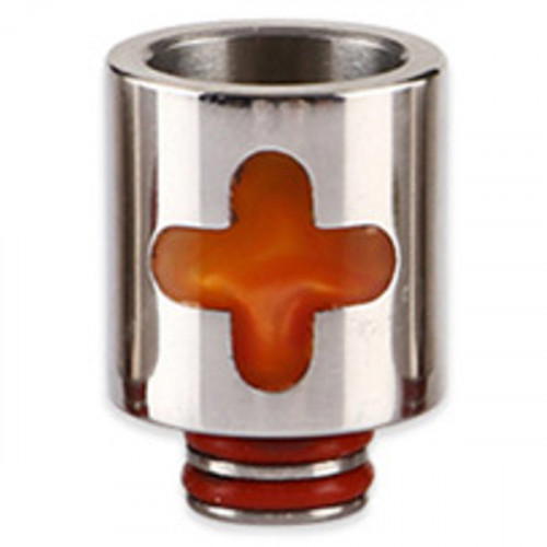 Edelstahl Resin Cross 510er DripTip Rot