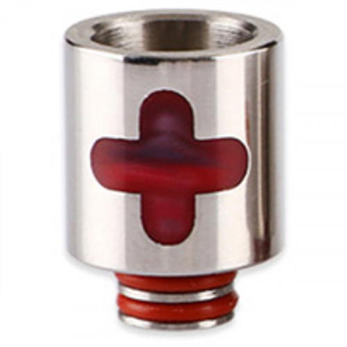 Edelstahl Resin Cross 510er DripTip Rot