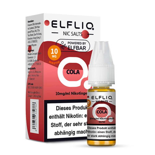 ELFLIQ – Cola NicSalt Liquid by Elf Bar