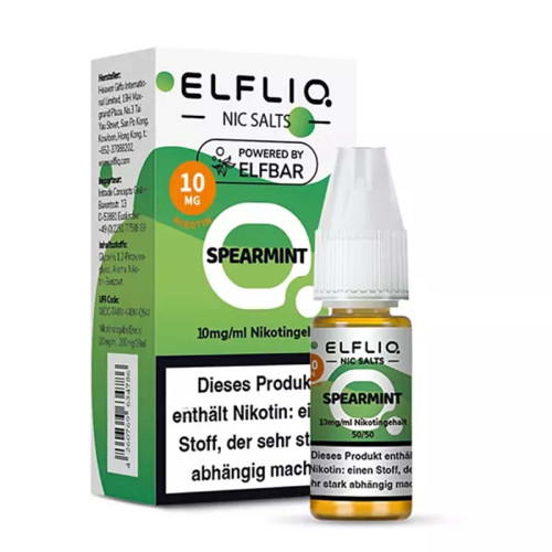 ELFLIQ – Spearmint NicSalt Liquid by Elf Bar