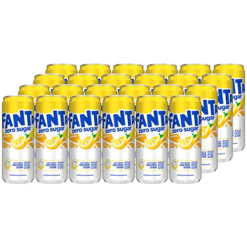 Produktbild Fanta Lemon Zero Sugar Erfrischungsgetränk 1