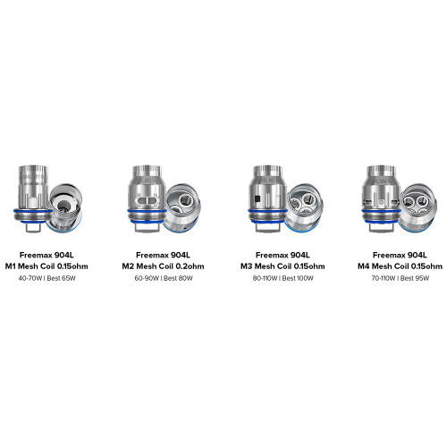 FreeMax M-Coil Serie 3er Pack Verdampferköpfe M1 - 0,15Ohm