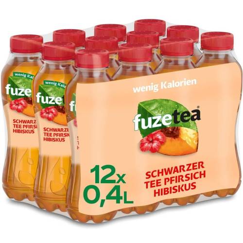 Produktbild Fuze Tea Schwarzer Tee Pfirsich Hibiskus 1