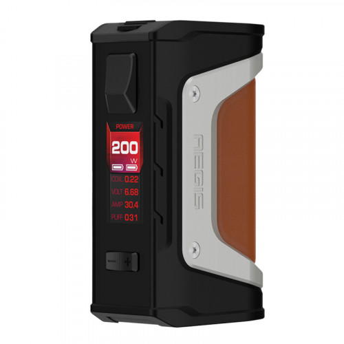 GeekVape Aegis Legend 200W TC Box Mod Akkuträger Silber