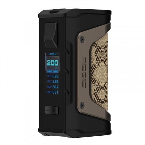 GeekVape Aegis Legend 200W TC Box Mod Akkuträger Silber