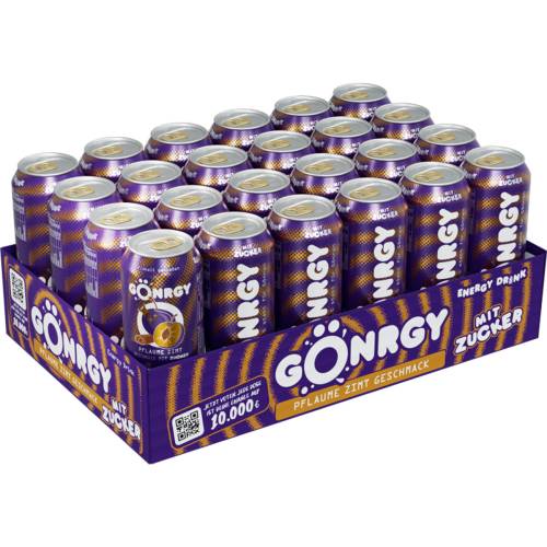 Produktbild GÖNRGY Pflaume Zimt mit Zucker Energy Drink 1