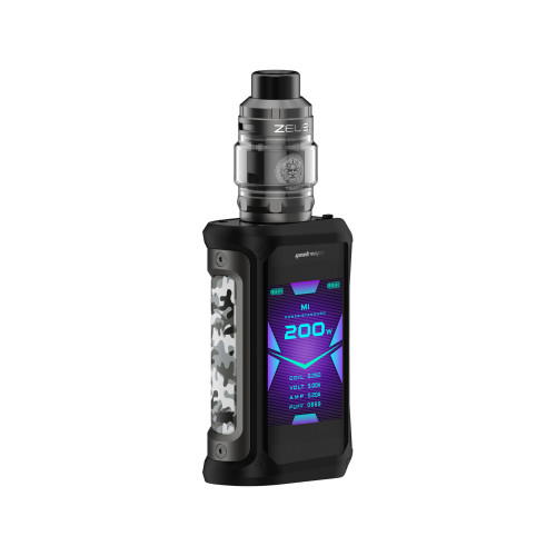 GeekVape Aegis X mit Z Sub-Ohm Tank 5ml 200W TC Kit Kit Schwarz