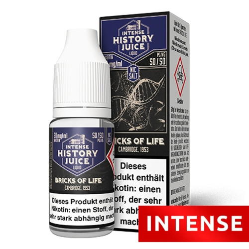 Bricks of Life Intense NicSalt Liquid by History Juice 10ml / 10mg