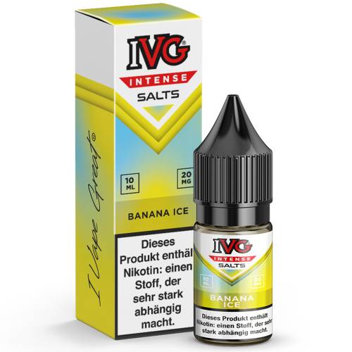 Produktbild IVG Intense Banana Ice NicSalt Liquid 1