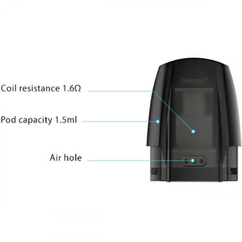 Produktbild Justfog MINIFIT Pod Keramik Coil 3er Pack 1