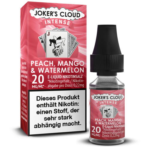 Jokers Cloud Intense Peach Mango Watermelon Liquid