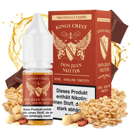 Produktbild Kings Crest Don Juan Nutter NicSalt Liquid 1