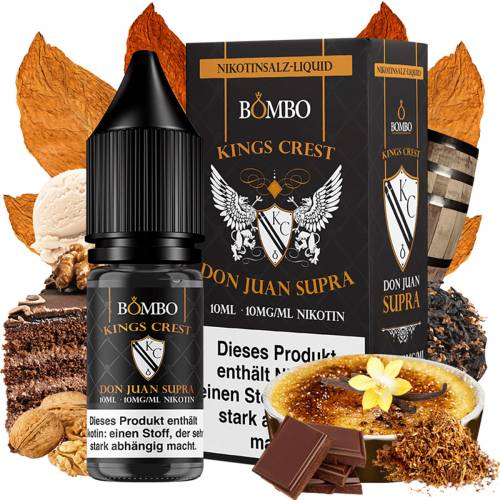 Produktbild Kings Crest Don Juan Supra NicSalt Liquid 1