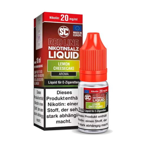 Lemon Cheesecake – Red Line NicSalt Liquid by SC 10ml / 20mg