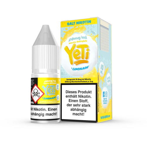 Lemonade NicSalt Liquid by Yeti