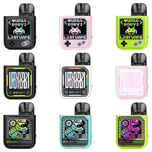 Produktbild Lost Vape Ursa Nano Baby 2 900mAh 2,5ml Pod System Kit Tech Black x Fancy Mace 1