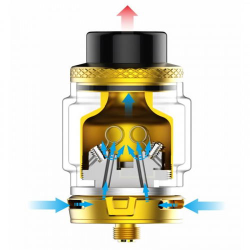 Oumier Bulk 6,5ml RTA Verdampfer Tank Gold