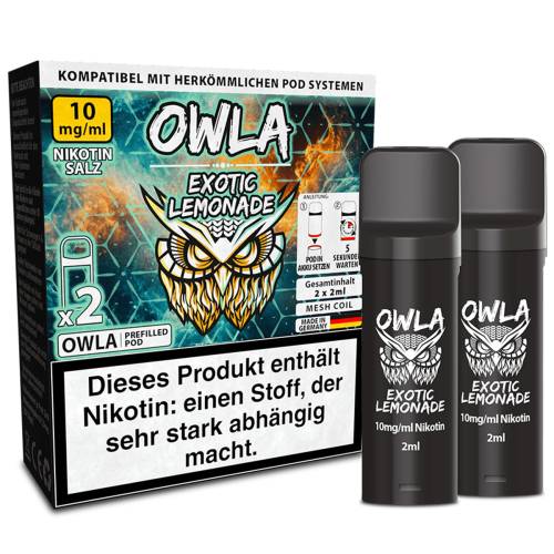 Produktbild OWLA – Exotic Lemonade – Prefilled Pod 2er Pack 1