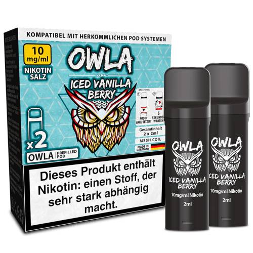 Produktbild OWLA – Iced Vanilla Berry – Prefilled Pod 2er Pack 1