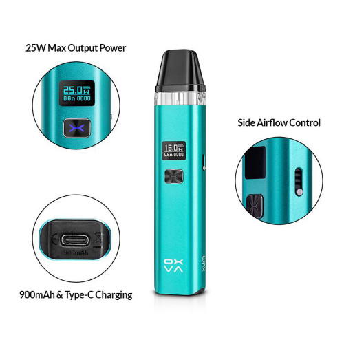 OXVA Xlim Pod Kit 900mAh 2ml Pod System Gunmetal