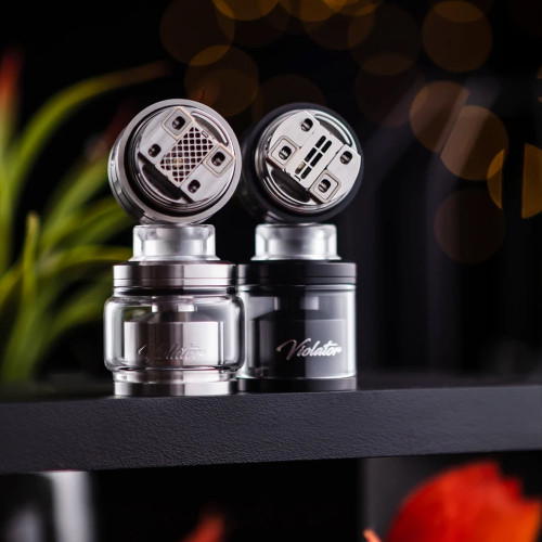 QP Design Violator 5,5ml RTA Verdampfer Silber