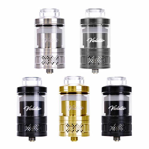 QP Design Violator 5,5ml RTA Verdampfer Silber